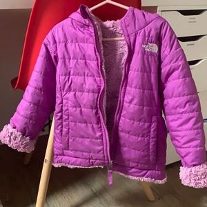 Reversible girls Northface Winter Jacket 4T
